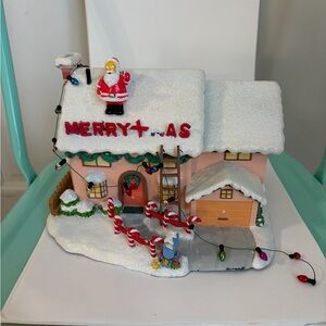 Rare Vintage 2003 Simpsons Hawthorne Village “742 Evergreen Terrace” House